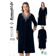 Халат Romeo Life  велюр M,L,XL,2XL  4020
